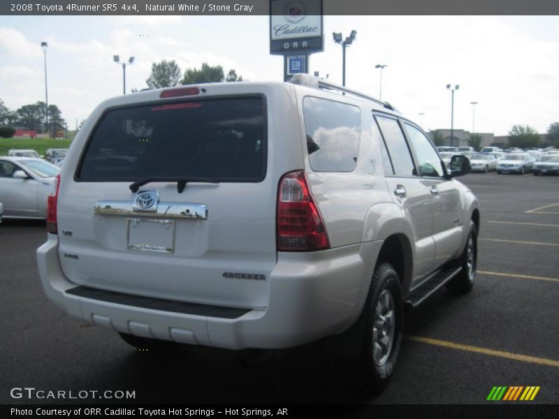 Natural White / Stone Gray 2008 Toyota 4Runner SR5 4x4