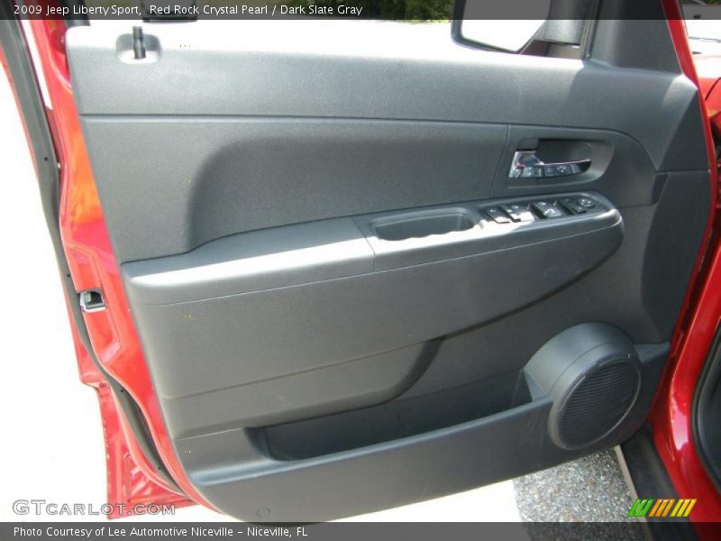 Red Rock Crystal Pearl / Dark Slate Gray 2009 Jeep Liberty Sport