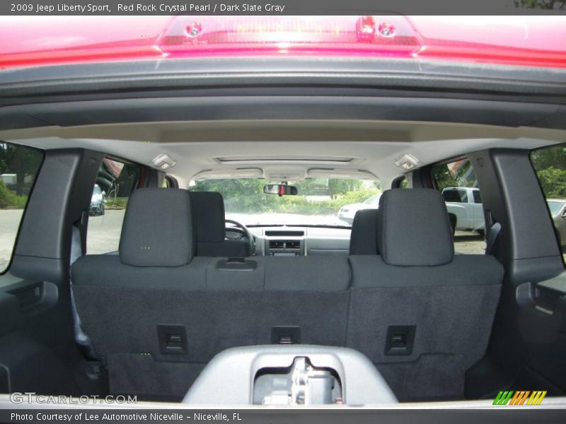 Red Rock Crystal Pearl / Dark Slate Gray 2009 Jeep Liberty Sport