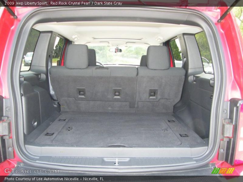 Red Rock Crystal Pearl / Dark Slate Gray 2009 Jeep Liberty Sport
