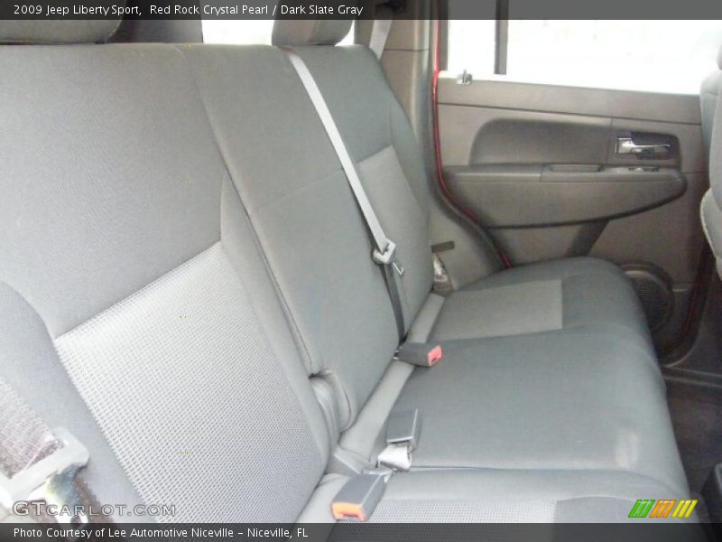 Red Rock Crystal Pearl / Dark Slate Gray 2009 Jeep Liberty Sport