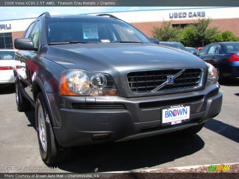 Titanium Gray Metallic / Graphite 2006 Volvo XC90 2.5T AWD