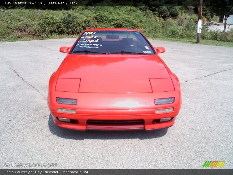 Blaze Red / Black 1990 Mazda RX-7 GXL