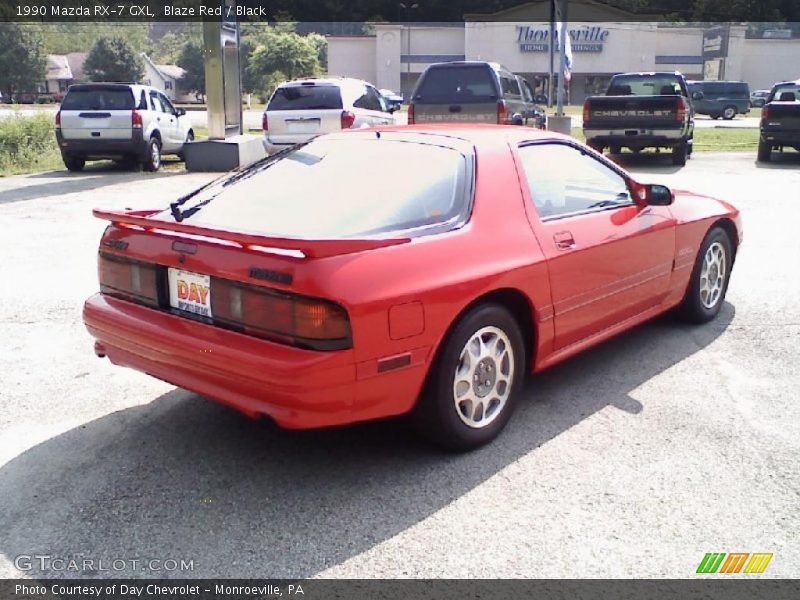Blaze Red / Black 1990 Mazda RX-7 GXL