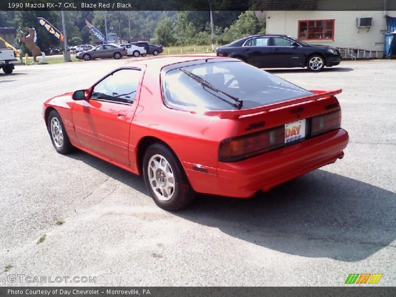 Blaze Red / Black 1990 Mazda RX-7 GXL