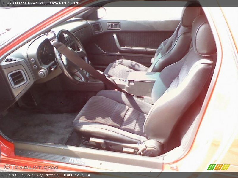 Blaze Red / Black 1990 Mazda RX-7 GXL