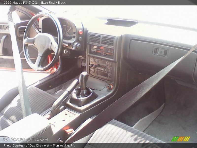 Blaze Red / Black 1990 Mazda RX-7 GXL