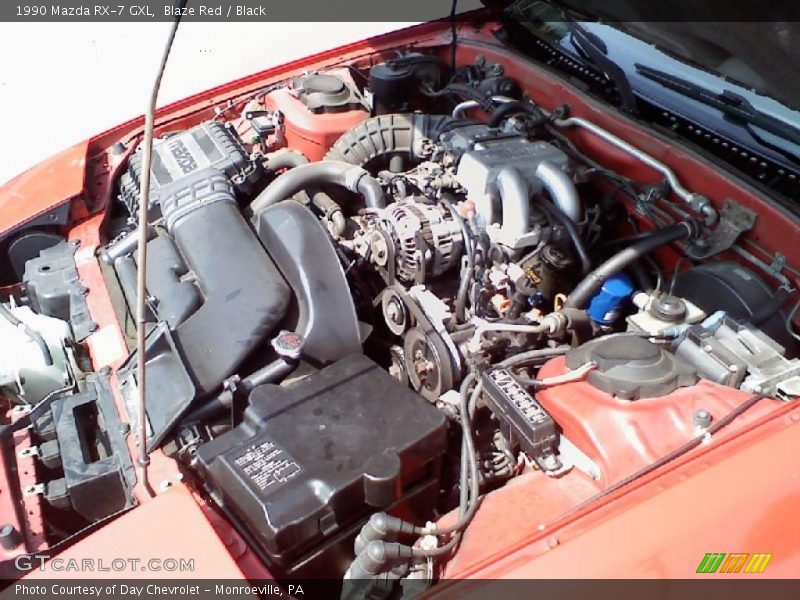 Blaze Red / Black 1990 Mazda RX-7 GXL