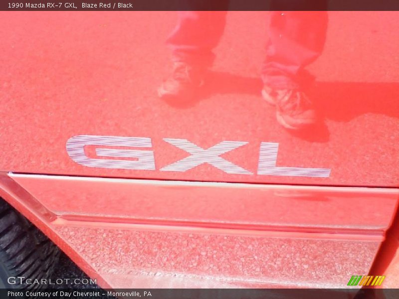 Blaze Red / Black 1990 Mazda RX-7 GXL