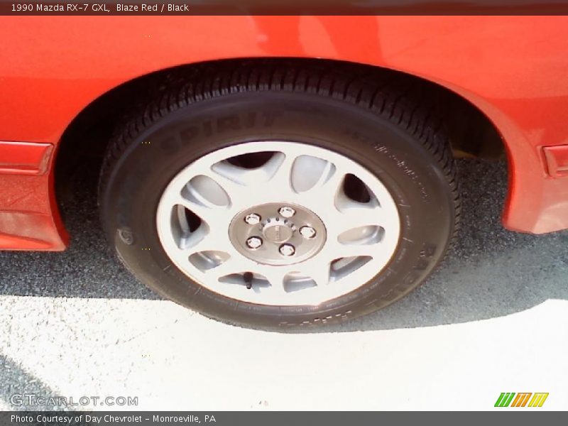 Blaze Red / Black 1990 Mazda RX-7 GXL