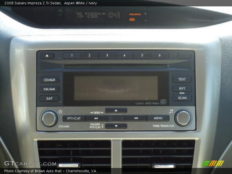 Aspen White / Ivory 2008 Subaru Impreza 2.5i Sedan