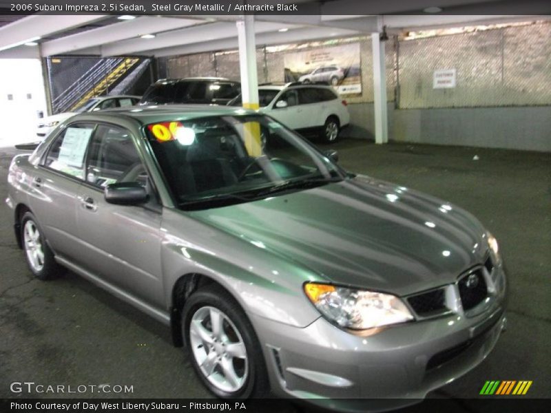 Steel Gray Metallic / Anthracite Black 2006 Subaru Impreza 2.5i Sedan