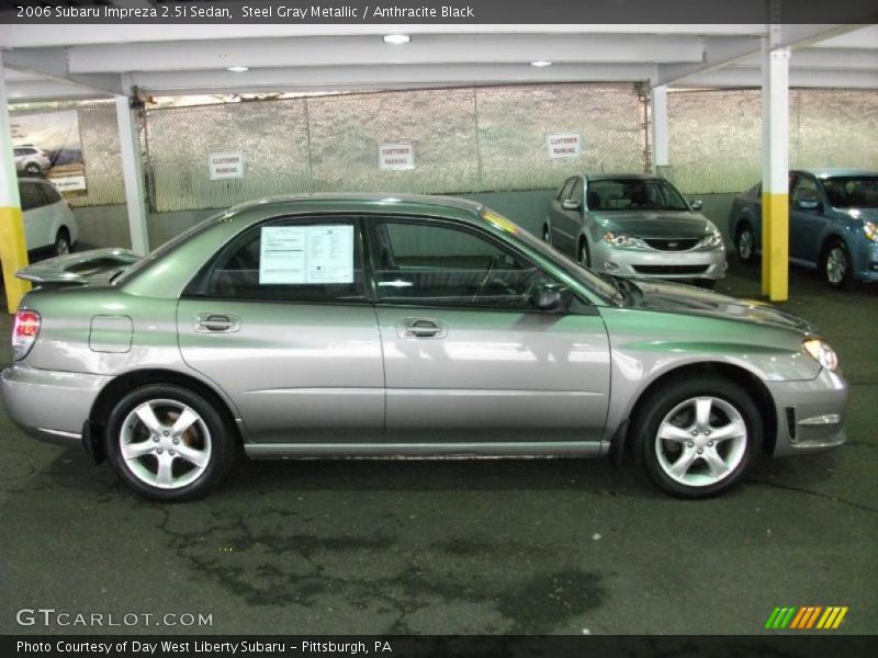 Steel Gray Metallic / Anthracite Black 2006 Subaru Impreza 2.5i Sedan