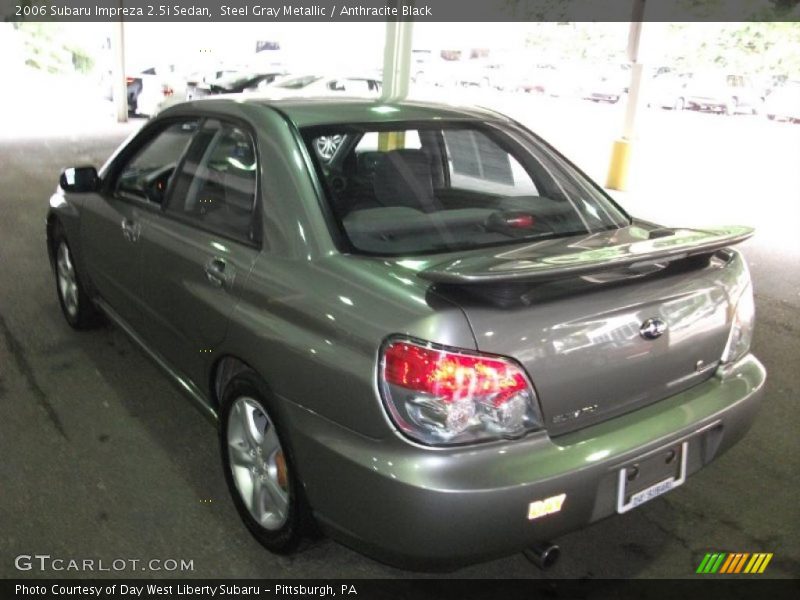 Steel Gray Metallic / Anthracite Black 2006 Subaru Impreza 2.5i Sedan