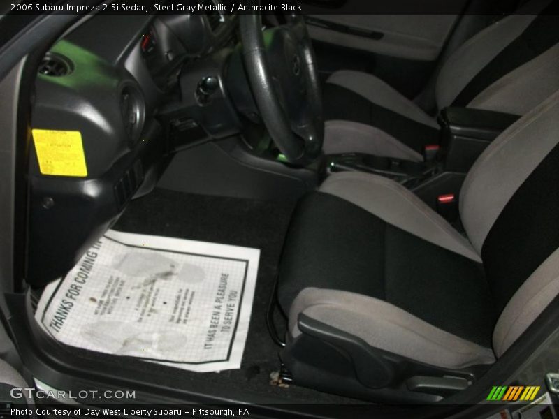 Steel Gray Metallic / Anthracite Black 2006 Subaru Impreza 2.5i Sedan