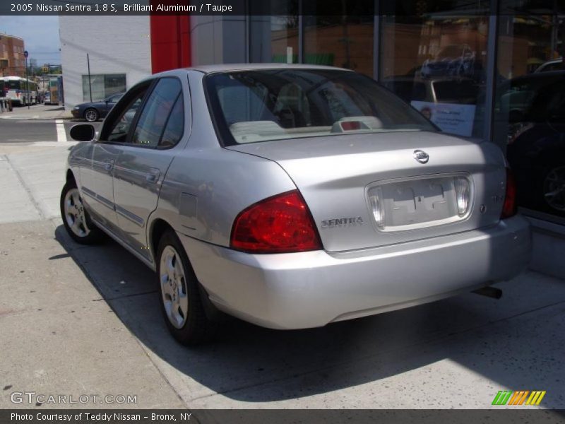 Brilliant Aluminum / Taupe 2005 Nissan Sentra 1.8 S