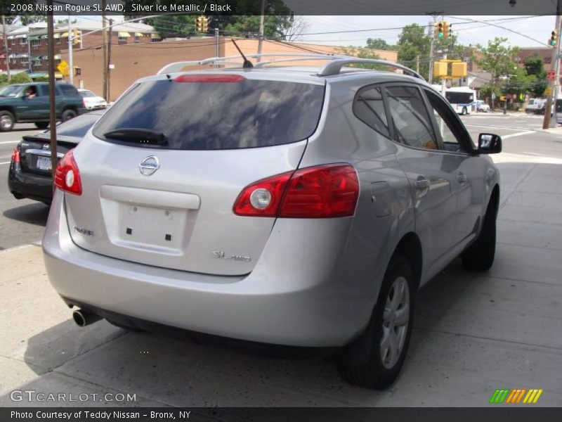Silver Ice Metallic / Black 2008 Nissan Rogue SL AWD