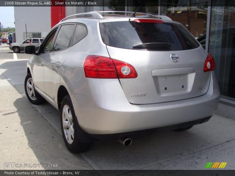 Silver Ice Metallic / Black 2008 Nissan Rogue SL AWD