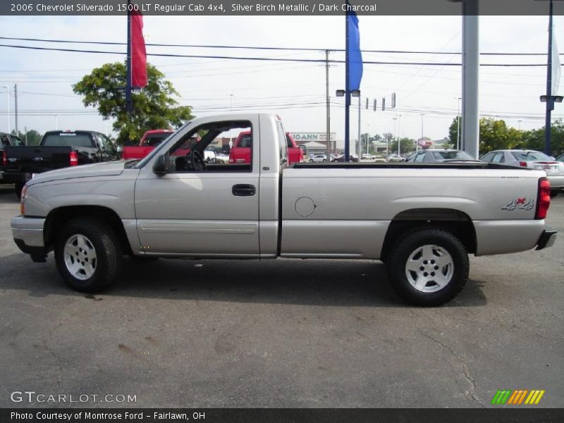 Silver Birch Metallic / Dark Charcoal 2006 Chevrolet Silverado 1500 LT Regular Cab 4x4