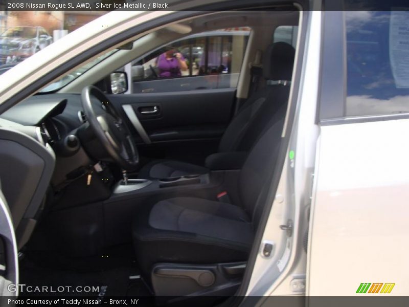 Silver Ice Metallic / Black 2008 Nissan Rogue SL AWD