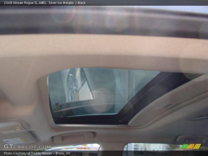 Silver Ice Metallic / Black 2008 Nissan Rogue SL AWD