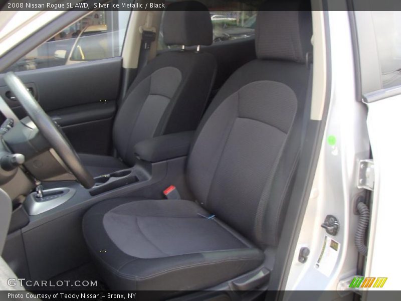 Silver Ice Metallic / Black 2008 Nissan Rogue SL AWD
