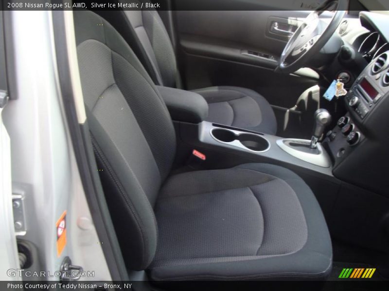 Silver Ice Metallic / Black 2008 Nissan Rogue SL AWD