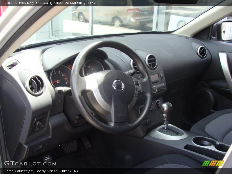 Silver Ice Metallic / Black 2008 Nissan Rogue SL AWD