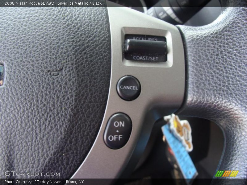 Silver Ice Metallic / Black 2008 Nissan Rogue SL AWD