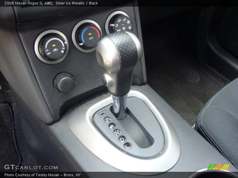 Silver Ice Metallic / Black 2008 Nissan Rogue SL AWD