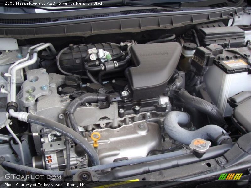 Silver Ice Metallic / Black 2008 Nissan Rogue SL AWD