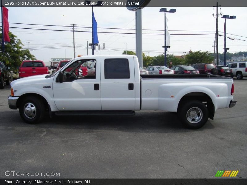 Oxford White / Camel 1999 Ford F350 Super Duty Lariat Crew Cab Dually