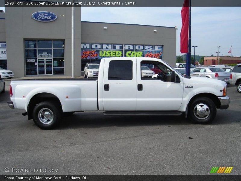 Oxford White / Camel 1999 Ford F350 Super Duty Lariat Crew Cab Dually
