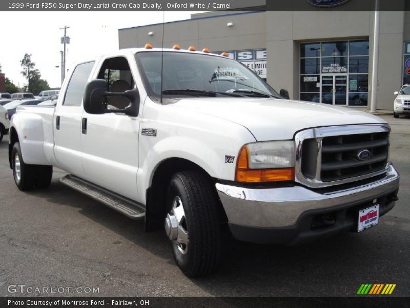 Oxford White / Camel 1999 Ford F350 Super Duty Lariat Crew Cab Dually