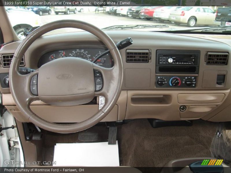 Oxford White / Camel 1999 Ford F350 Super Duty Lariat Crew Cab Dually