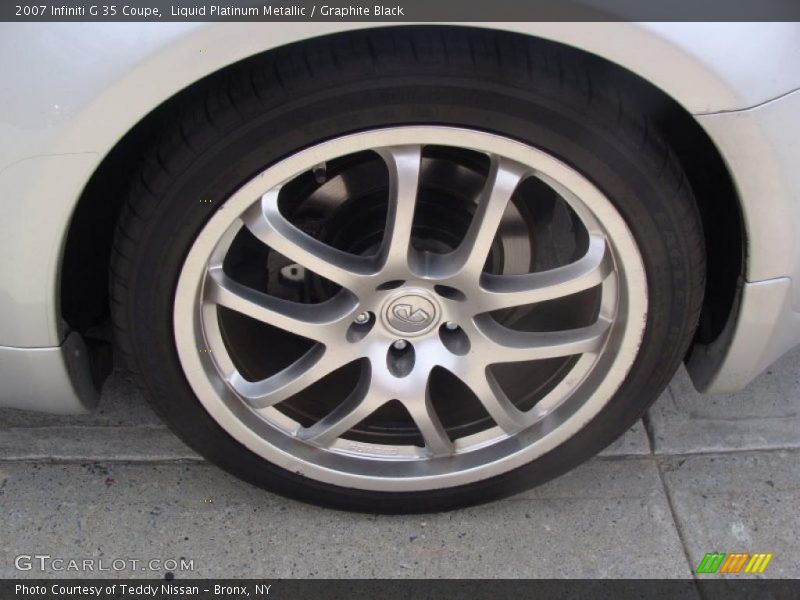 Liquid Platinum Metallic / Graphite Black 2007 Infiniti G 35 Coupe