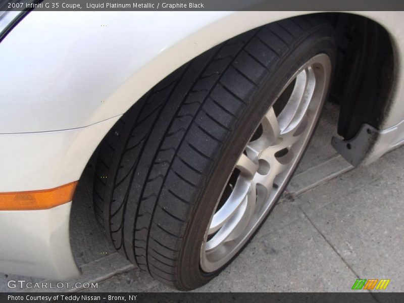 Liquid Platinum Metallic / Graphite Black 2007 Infiniti G 35 Coupe