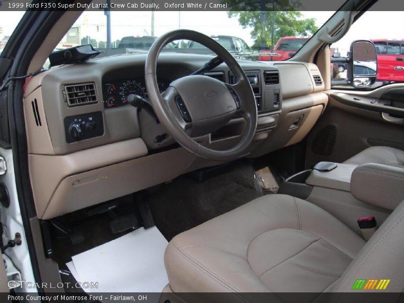 Oxford White / Camel 1999 Ford F350 Super Duty Lariat Crew Cab Dually