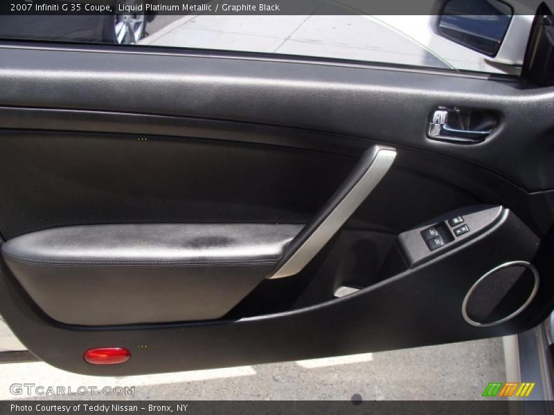 Liquid Platinum Metallic / Graphite Black 2007 Infiniti G 35 Coupe