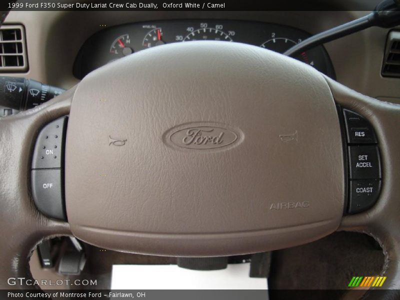 Oxford White / Camel 1999 Ford F350 Super Duty Lariat Crew Cab Dually
