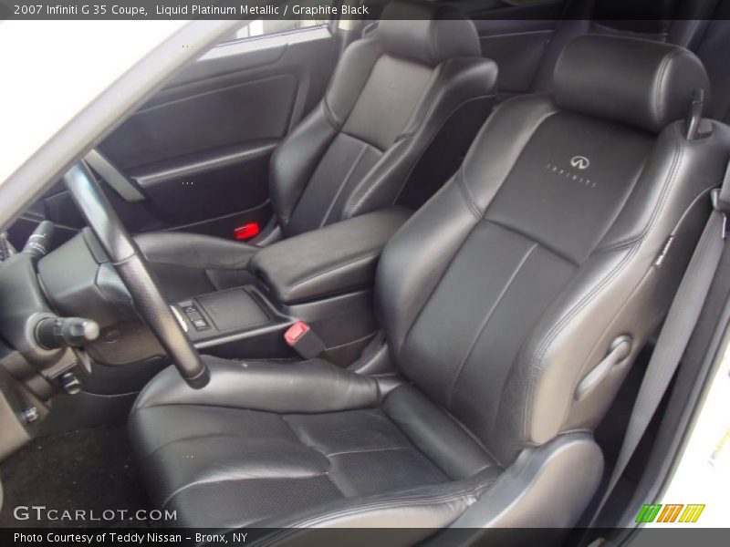 Liquid Platinum Metallic / Graphite Black 2007 Infiniti G 35 Coupe