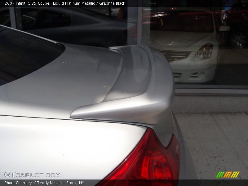 Liquid Platinum Metallic / Graphite Black 2007 Infiniti G 35 Coupe
