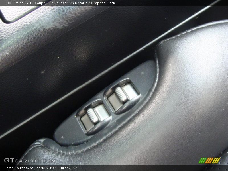 Liquid Platinum Metallic / Graphite Black 2007 Infiniti G 35 Coupe