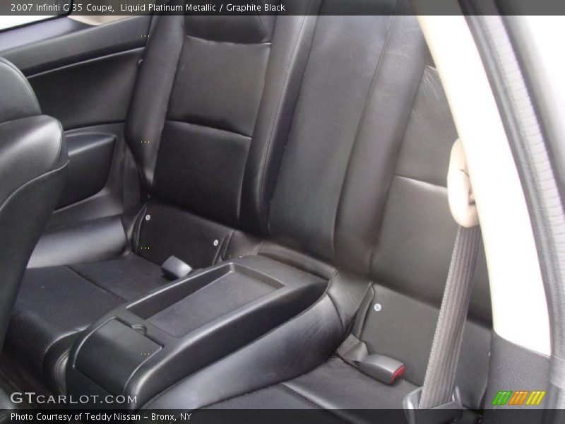 Liquid Platinum Metallic / Graphite Black 2007 Infiniti G 35 Coupe
