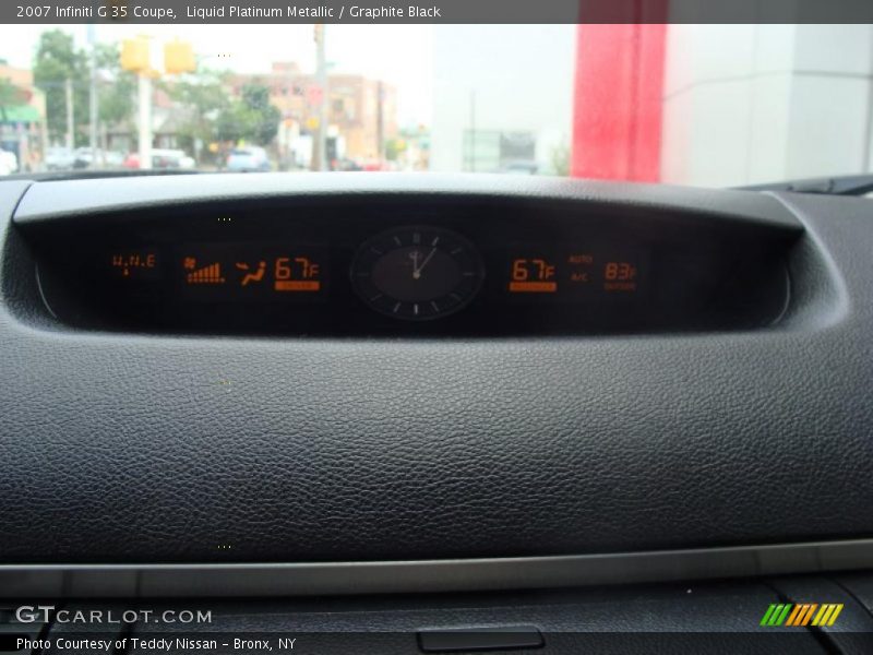 Liquid Platinum Metallic / Graphite Black 2007 Infiniti G 35 Coupe