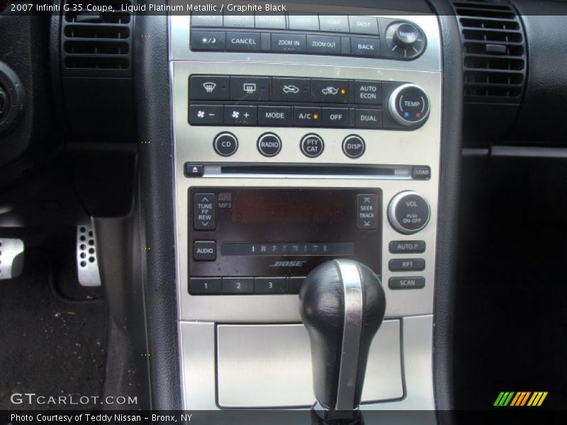 Liquid Platinum Metallic / Graphite Black 2007 Infiniti G 35 Coupe