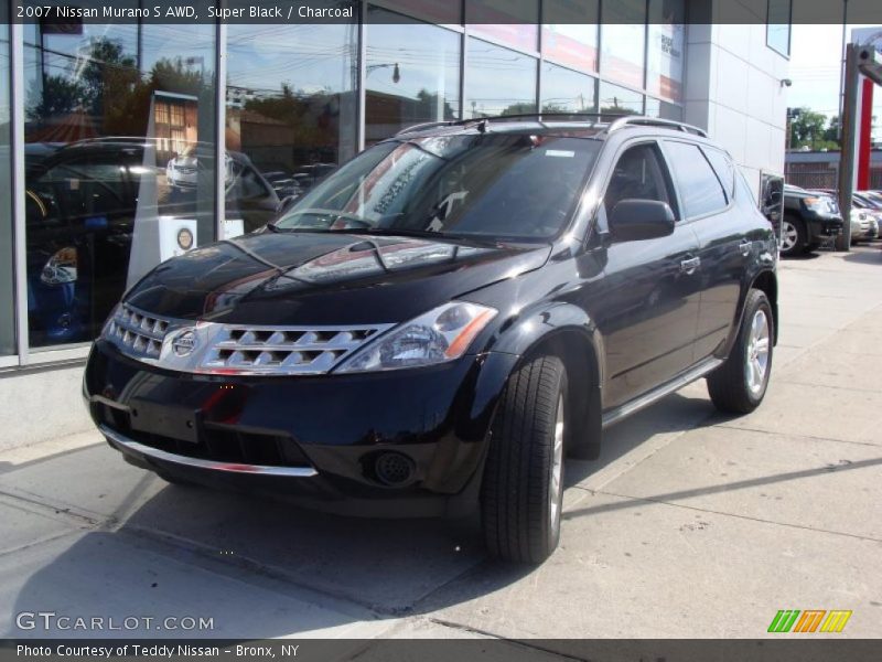 Super Black / Charcoal 2007 Nissan Murano S AWD