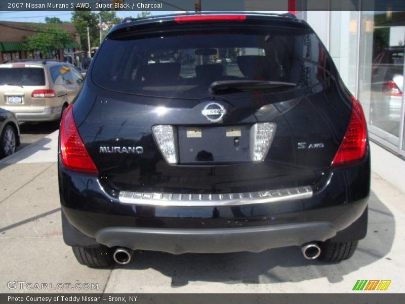 Super Black / Charcoal 2007 Nissan Murano S AWD