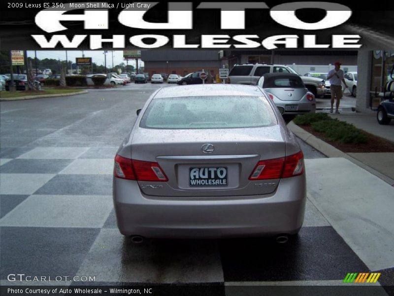 Moon Shell Mica / Light Gray 2009 Lexus ES 350