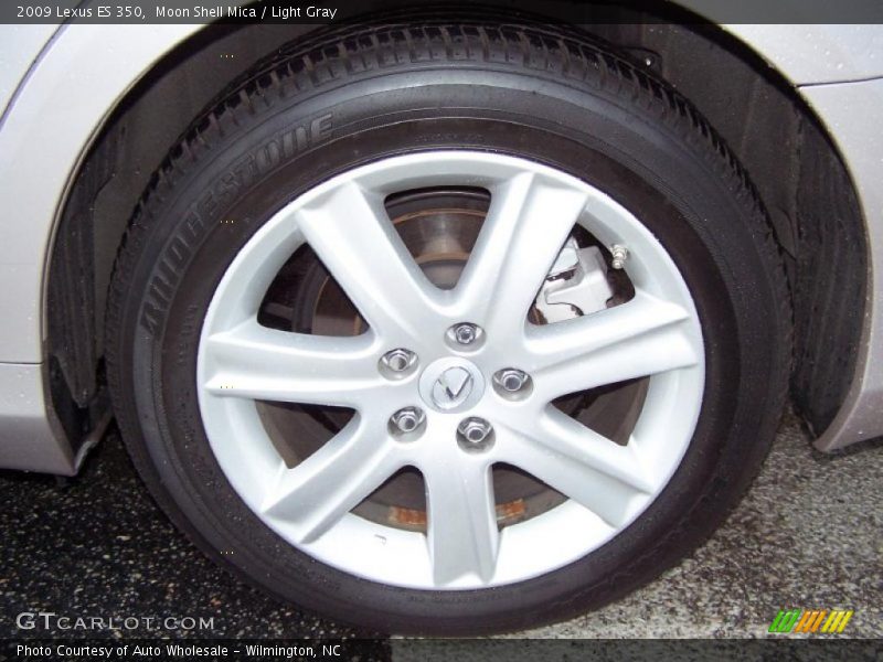 Moon Shell Mica / Light Gray 2009 Lexus ES 350